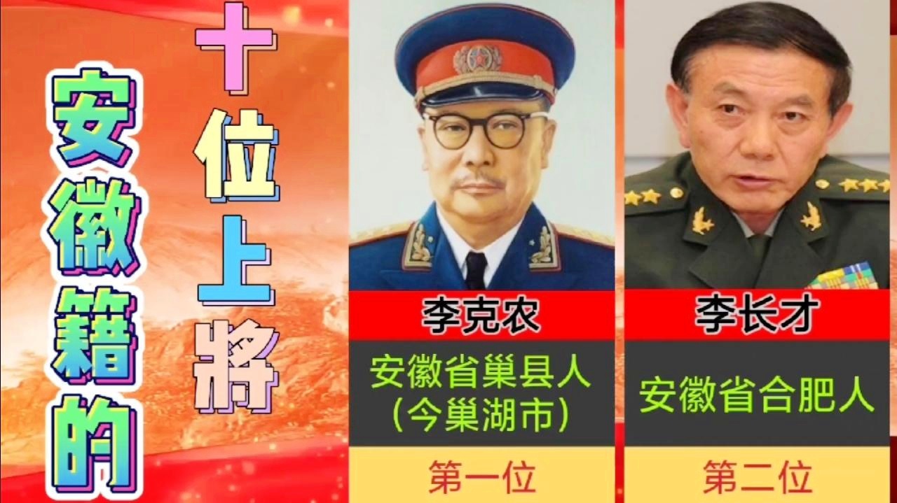 安徽籍现役将军，荣耀与担当的象征，最新名单揭晓