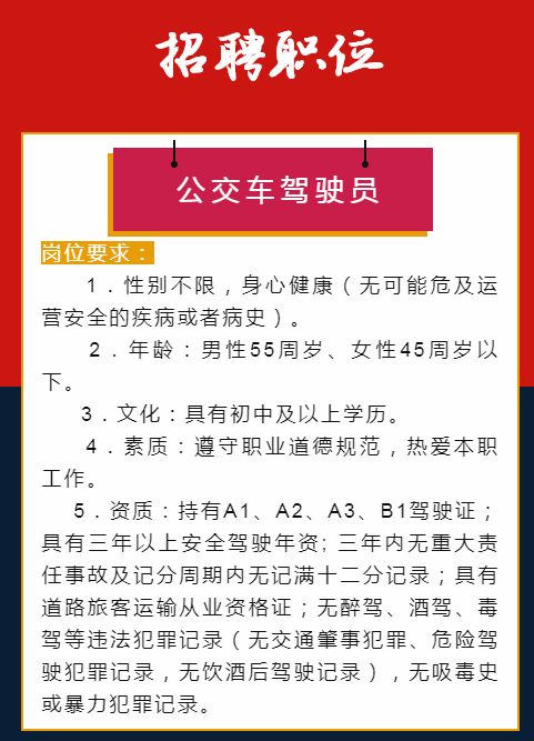 邹城驾驶员最新招聘信息全面概览